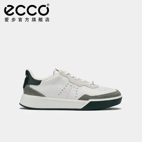 ECCO爱步小白鞋男 25年夏季新款复古增高板鞋 街头球鞋539814商品大图