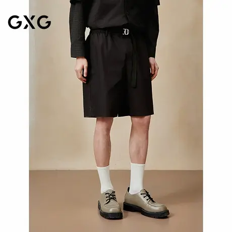 GXG男装 微肌理休闲短裤轻薄五分裤男裤子25年夏季新品G25X222029图片