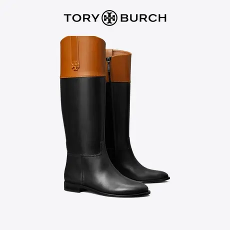 TORY BURCH 汤丽柏琦 撞色骑士长靴 153135商品大图