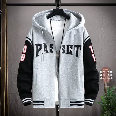 13青少年春秋季开衫卫衣外套14男孩大童15岁初中学生16运动上衣服商品大图