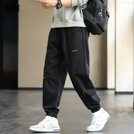 男士日系工装裤男休闲束脚裤潮牌秋季男裤痞帅高级感裤子宽松高街商品大图