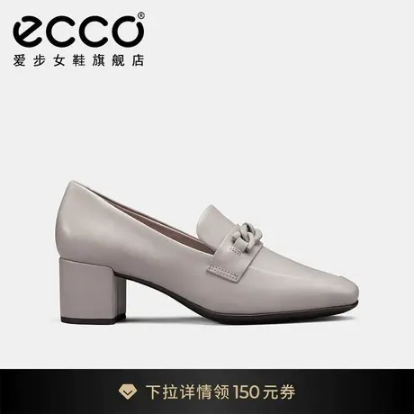 ECCO爱步女鞋乐福鞋 秋季新款小皮鞋法式单鞋高跟鞋 型塑290913图片