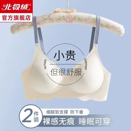 无痕内衣女小胸聚拢上托防下垂夏季薄款收副乳无钢圈少女文胸罩商品大图
