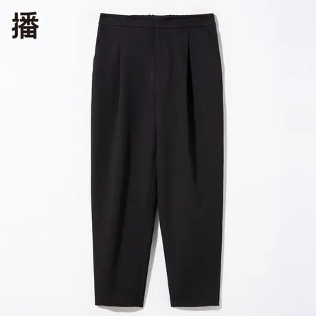 播2022秋冬新款宽松通勤百搭气质时尚简约休闲直筒裤女DDP4KD4981商品大图