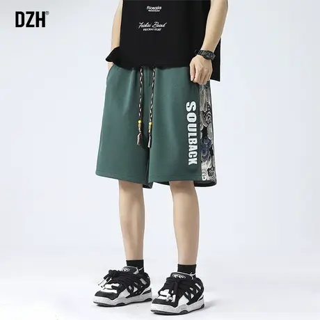 男生5分运动短裤男篮球美式裤子夏季男款2023新款中裤五分裤球裤商品大图