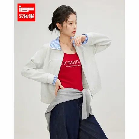 IEF/爱依服2025春季新款韩版时尚简约气质小众设计感通勤百搭外套商品大图