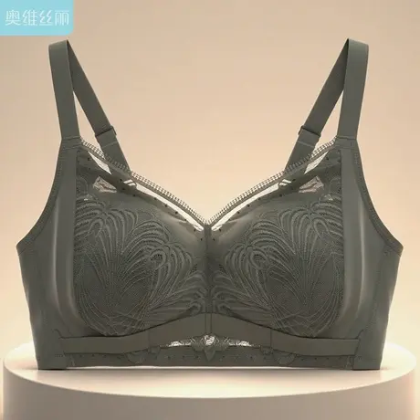奥维丝丽2025年新款睡眠内衣聚拢上托防下垂无钢圈收副乳调整文胸商品大图