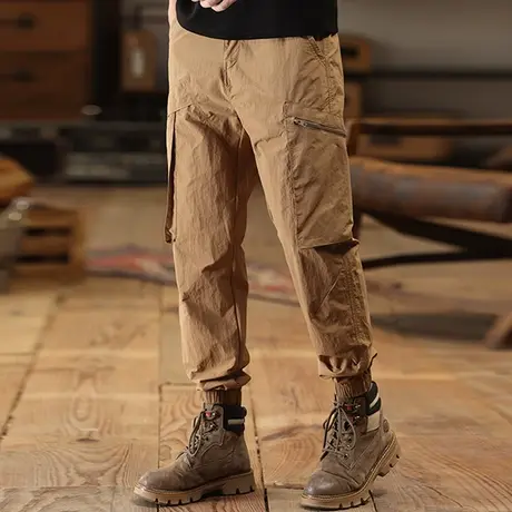 Modi Nick/摩帝尼克男士工装裤宽松潮牌束脚休闲裤宽松速干工装裤商品大图