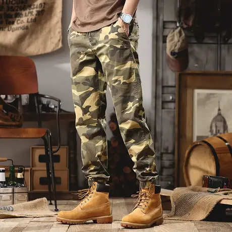 Modi Nick/摩帝尼克宽松舒适男士工装裤潮流束脚休闲裤时尚男裤子商品大图