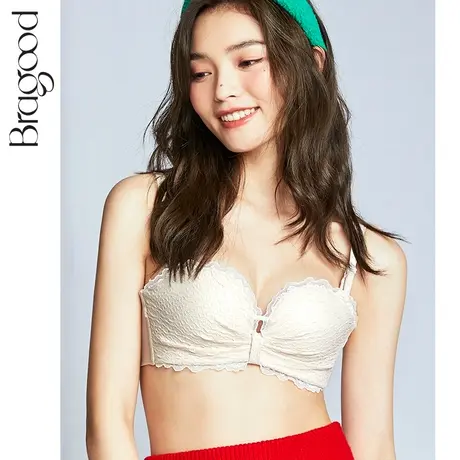 内衣女文胸聚拢小胸抹胸美背无肩带少女风收副乳防下垂无钢圈套装商品大图