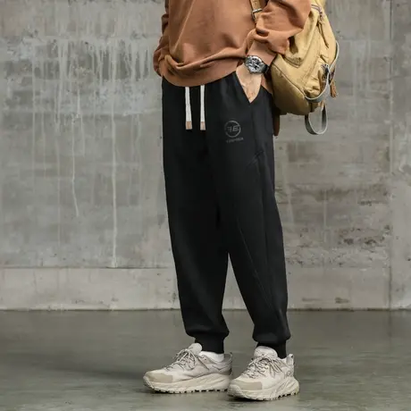 时尚男士工装裤百搭休闲潮流束脚裤子男款大码宽松裤子男款潮流男商品大图