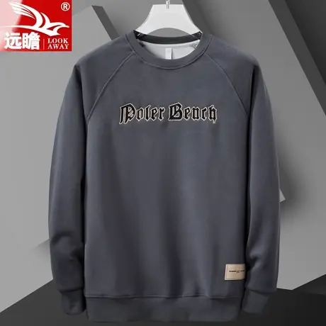 圆领卫衣男春秋款男装潮牌男款大码2023新款男士上衣长袖体恤秋季商品大图