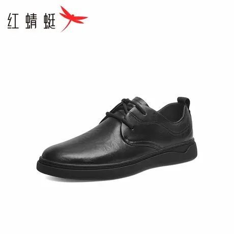 红蜻蜓正装皮鞋男士新款经典商务皮鞋正装系带通勤鞋子男休闲皮鞋商品大图