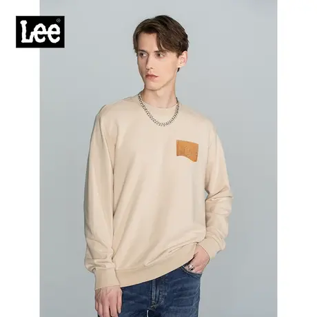 Lee卫衣秋冬标准版型圆领长袖舒适宽松男LMT00362010122897W000图片