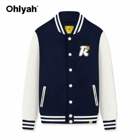 Ohlyah宽松棒球服女初秋美式潮牌2023新款韩版设计感外套女款潮商品大图