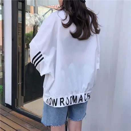 夏季薄款防晒衣棒球服外套女2021年新款韩版宽松休闲上衣服ins潮商品大图