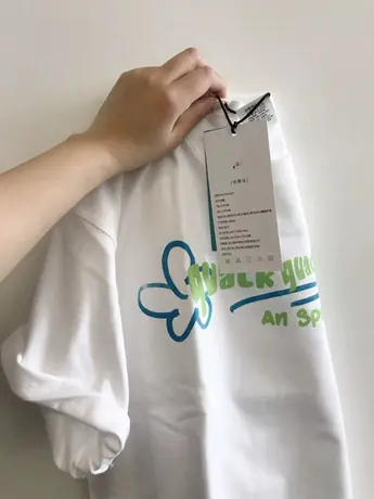 短袖t恤女2022新款夏季半袖原宿风设计感小众chic港味上衣服ins潮商品大图