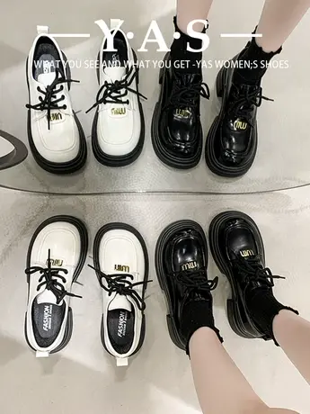爆款乐福鞋女春秋2024新款英伦风百搭小皮鞋复古厚底法式日系单鞋图片