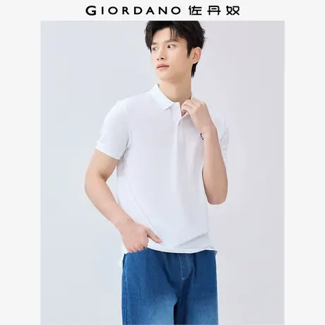 佐丹奴Polo男装小刺绣珠地布针织短袖POLO 13015502图片