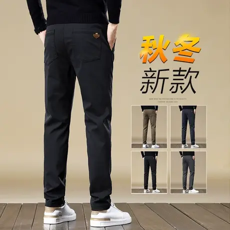 秋冬款男士商务正装西裤秋季2023年新款男装直筒休闲裤秋天男裤子商品大图