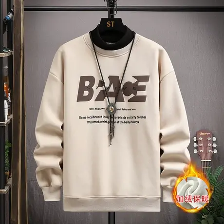 13青少年高领加绒卫衣12岁男孩初中学生打底衫15帅气大童秋冬装14商品大图