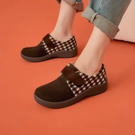 Pansy日本鞋子女通勤单鞋轻便舒适软底透气妈妈鞋一脚蹬女鞋秋款图片