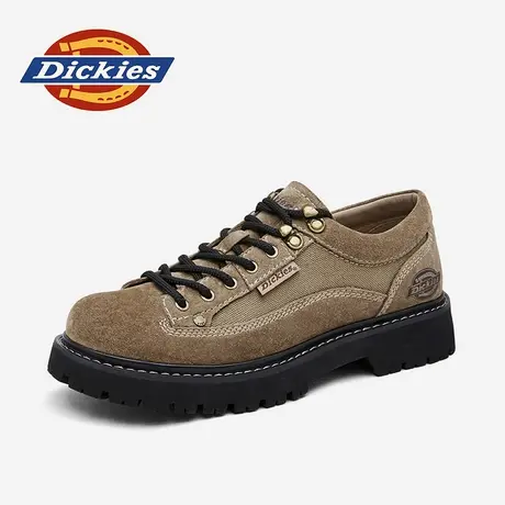 Dickies工装鞋男款2025新款秋季低帮马丁靴翻毛皮鞋男士休闲男鞋商品大图