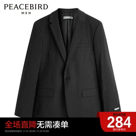 太平鸟男装奥莱  秋季男士休闲时尚西装B1BAC3X11图片