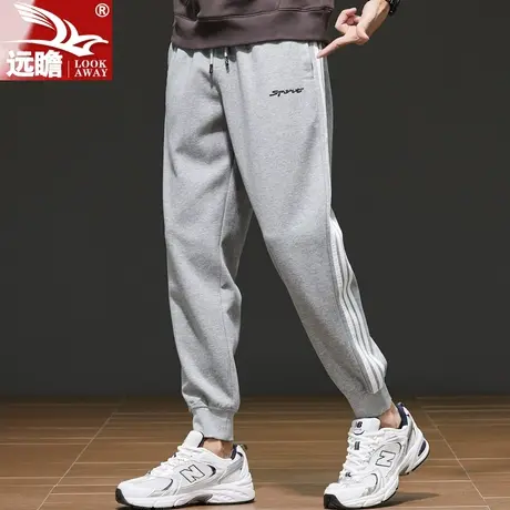 男士春秋款2022新款潮流宽松韩版运动裤秋季潮牌束脚卫裤休闲长裤商品大图