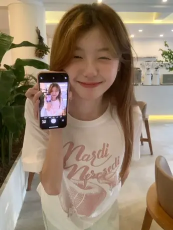 美式复古正肩纯棉短袖t恤女夏季宽松潮牌ins慵懒风chic港味上衣服商品大图