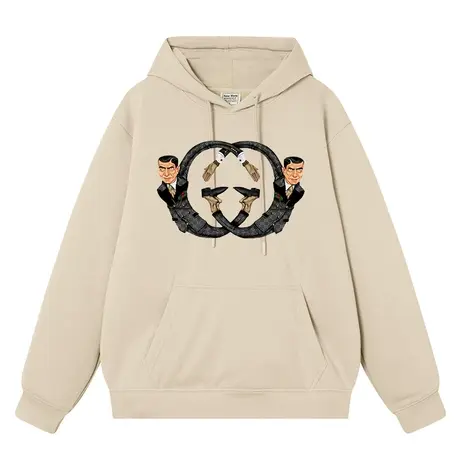 秀洛恶搞创始人设计师周边同款连帽卫衣男潮美式加绒加厚秋冬衣服图片