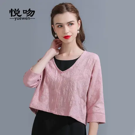 纯棉宽松小披肩夏百搭短款薄外套2023新款防晒开衫裙子外搭蝙蝠衫商品大图