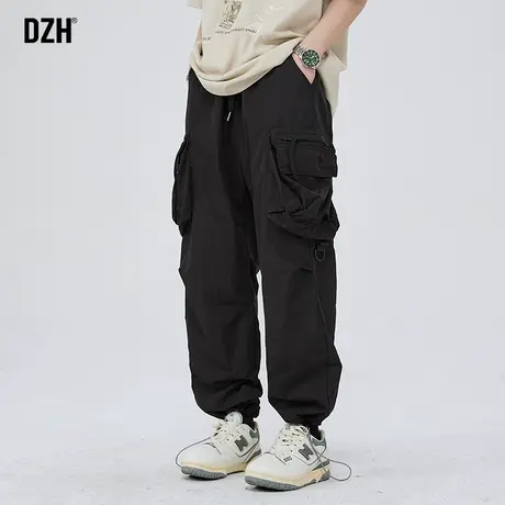 男士夏季薄款透气速干裤男款户外运动休闲工装裤潮牌裤子束脚长裤商品大图