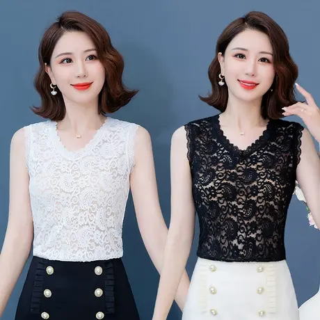 吊带背心女内搭打底衫无袖上衣2022新款秋冬黑色性感上衣百搭小衫图片