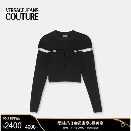 【季末优惠】VERSACE JEANS COUTURE 女士针织衫图片