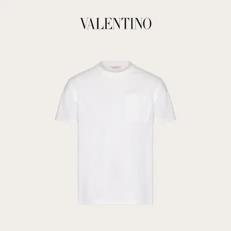 【24期免息】华伦天奴VALENTINO男士V DETAIL棉质T恤商品大图