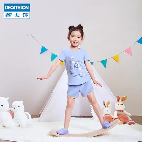 迪卡侬宝宝短裤薄款夏季女童弹力小童裤子男童外穿短裤婴儿KIDO图片