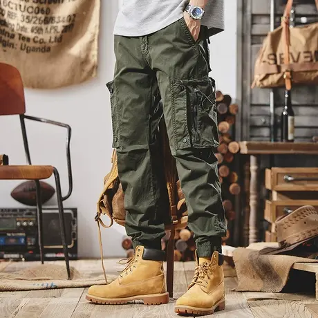 Modi Nick/摩帝尼克男士百搭潮流工装裤宽松直筒潮牌休闲裤夏薄款商品大图