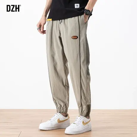 男士冰丝男裤夏季薄款束脚九分裤2023年新款速干裤子男休闲裤宽松商品大图