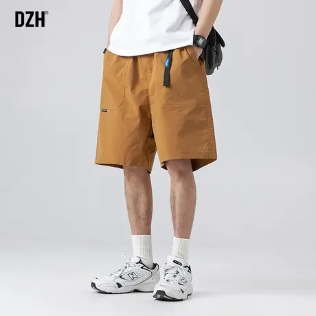 男士休闲五分短裤男运动夏季宽松短裤薄款裤子高街夏外穿大裤衩子商品大图