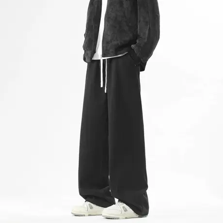 回力复古直筒牛仔裤男春秋2025新款宽松阔腿美式潮牌男生休闲裤子商品大图
