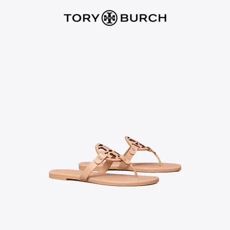 TORY BURCH汤丽柏琦 MILLER牛皮革双T LOGO凉鞋90582图片
