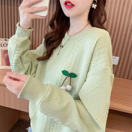 早秋小个子卫衣女春秋季韩版宽松薄款设计感小众洋气减龄上衣外套商品大图