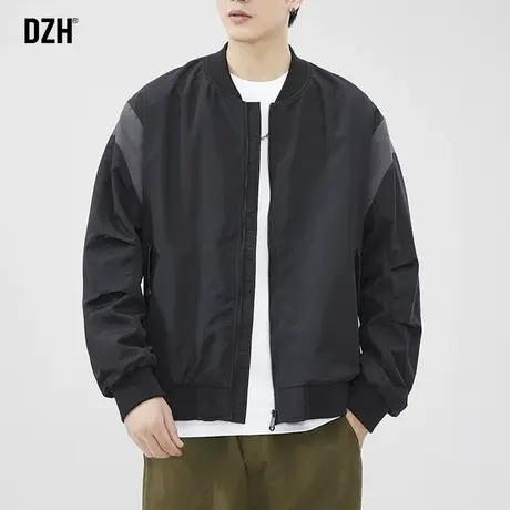 男士棒球服男款美式外套男春秋款男装2023新款秋装上衣飞行员夹克商品大图