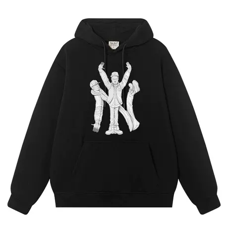 恶搞椰子jayz yankee搞笑设计师连帽卫衣男美式加绒加厚秋冬衣服商品大图