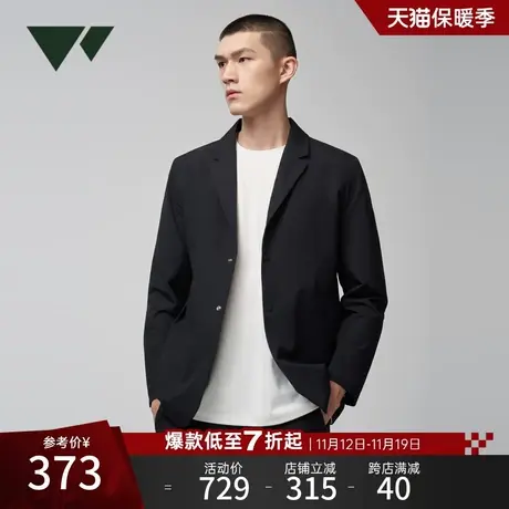 七匹狼狼族部落休闲西装外套男士2023秋季新款简约宽松西服夹克男商品大图