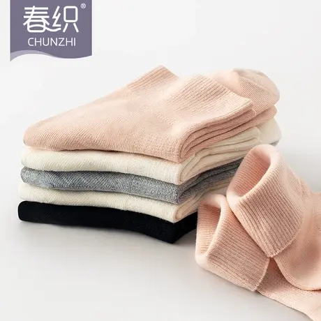 春织老人松口袜子中老年宽松棉袜大码袜子女袜子肿脚胖春夏秋薄款商品大图