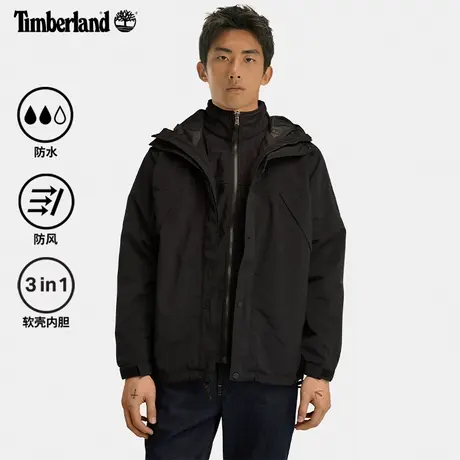 Timberland添柏岚官方男装防水三合一软壳冲锋衣户外保暖|A69F2图片