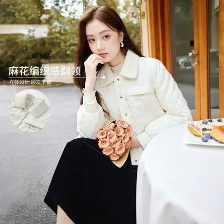 【直播间】香影小个子轻薄款羽绒服女冬季2023新款90白鸭绒菱格图片