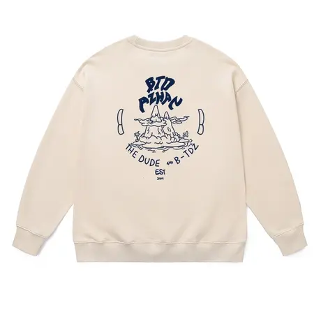 日系复古基础款卫衣男女秋冬cityboy慵懒风chic情侣加绒大码上衣商品大图